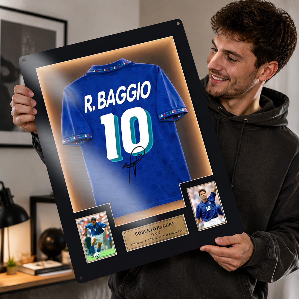 Sports Equipment Poster - Roberto Baggio Memorabilia Poster Sports Wall