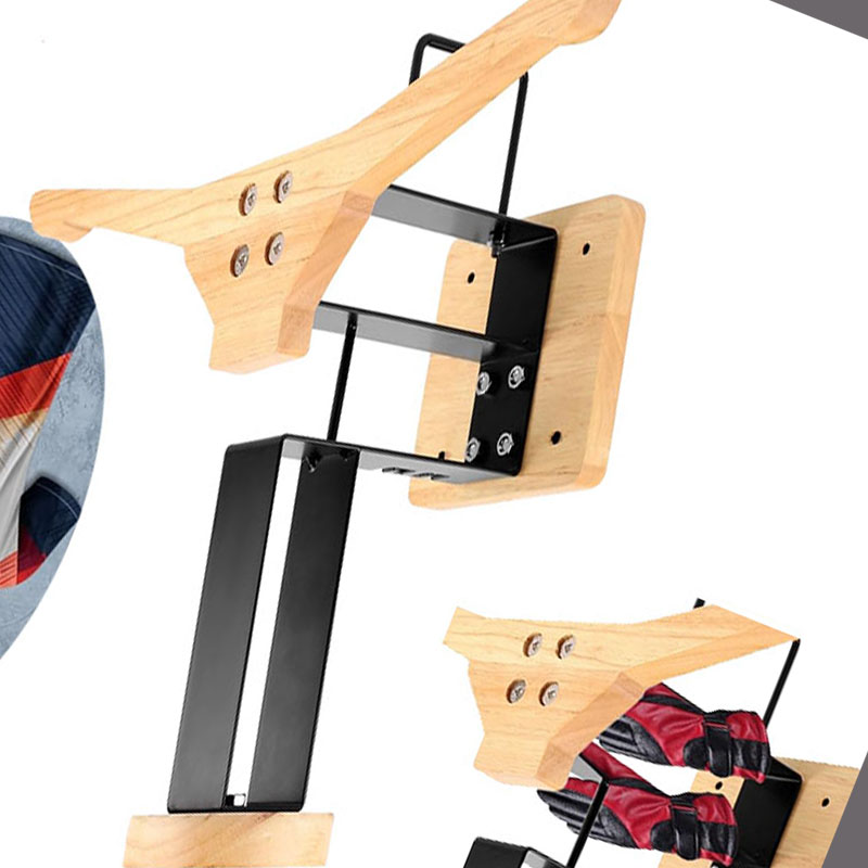 Wood Motorcycle Helmet Holder  - Sports Equipment Rack ulasan dan harga