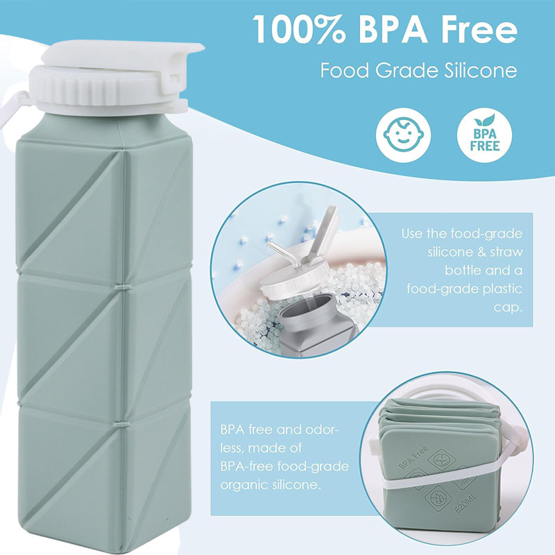 620ml Collapsible Water Bottle - Sports Water Bottle Insulated ulasan dan harga