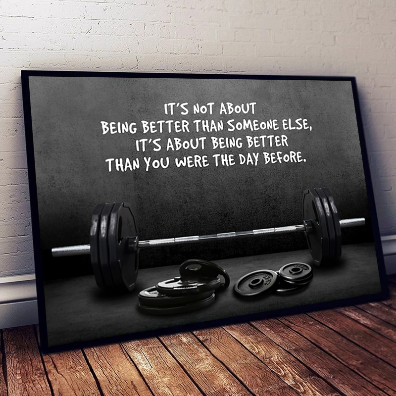 Modern Motivating Quote Sports - Sports Equipment Poster ulasan dan harga