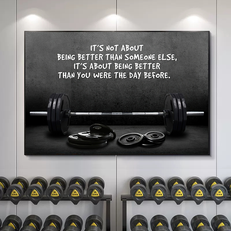 Modern Motivating Quote Sports - Sports Equipment Poster ulasan dan harga