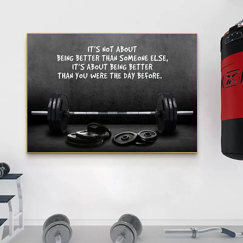 Modern Motivating Quote Sports - Sports Equipment Poster ulasan dan harga