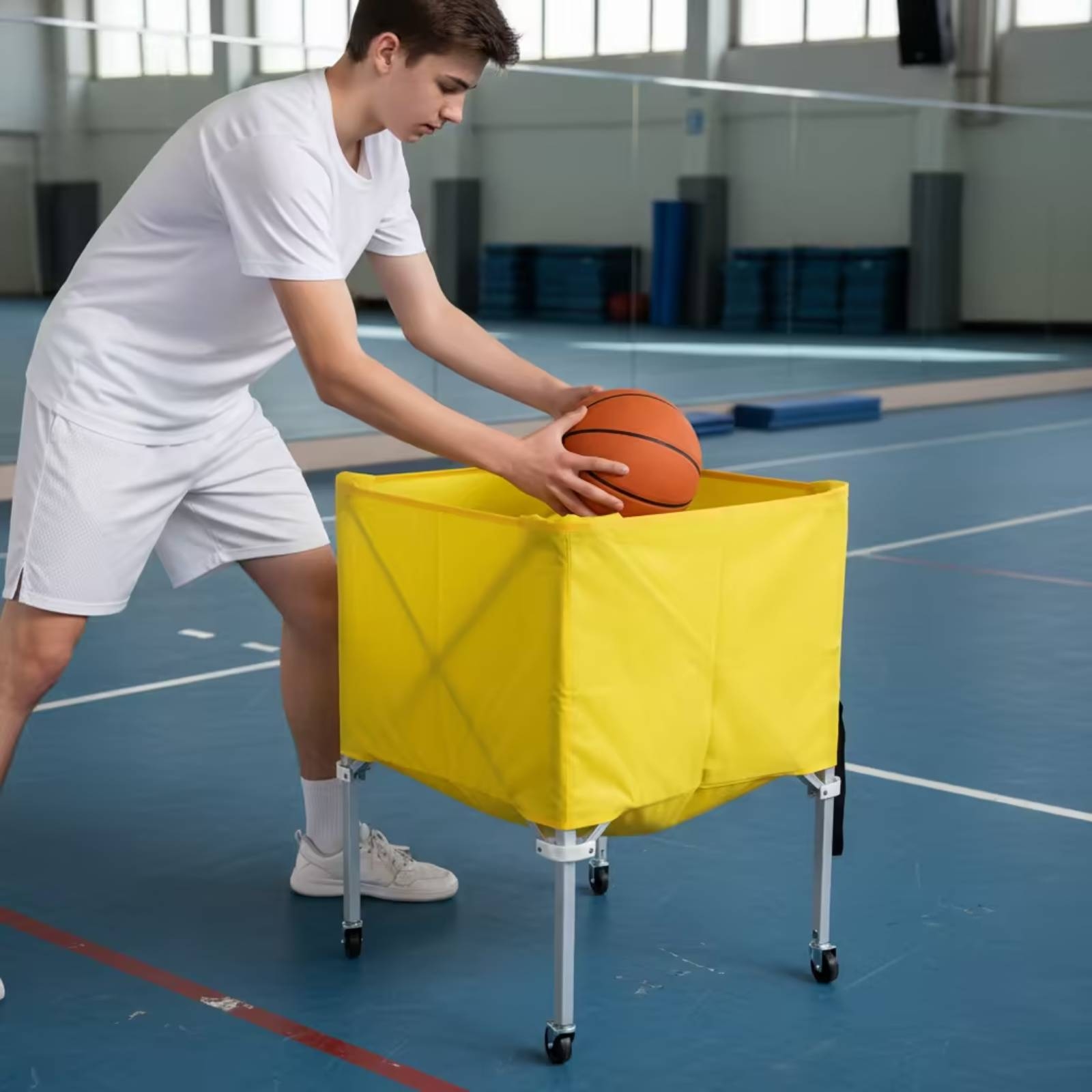 Collapsible Ball Cart Lightwei - Sports Equipment Gym ulasan dan harga