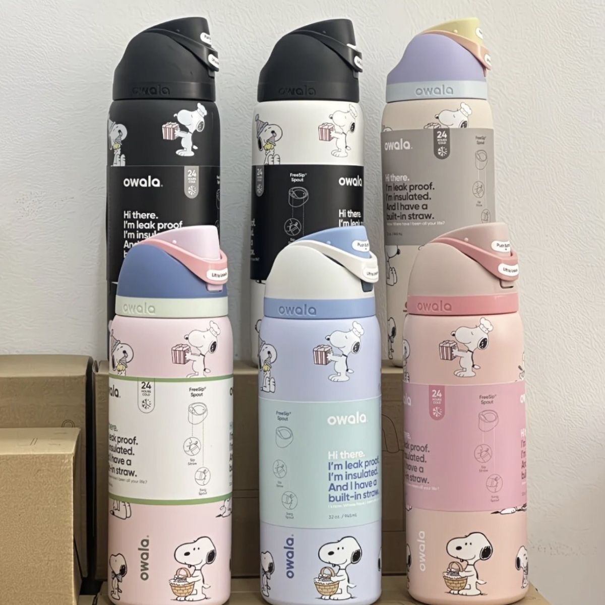 710ml Snopy Style Insulated Cu - Sports Water Bottle Insulated ulasan dan harga