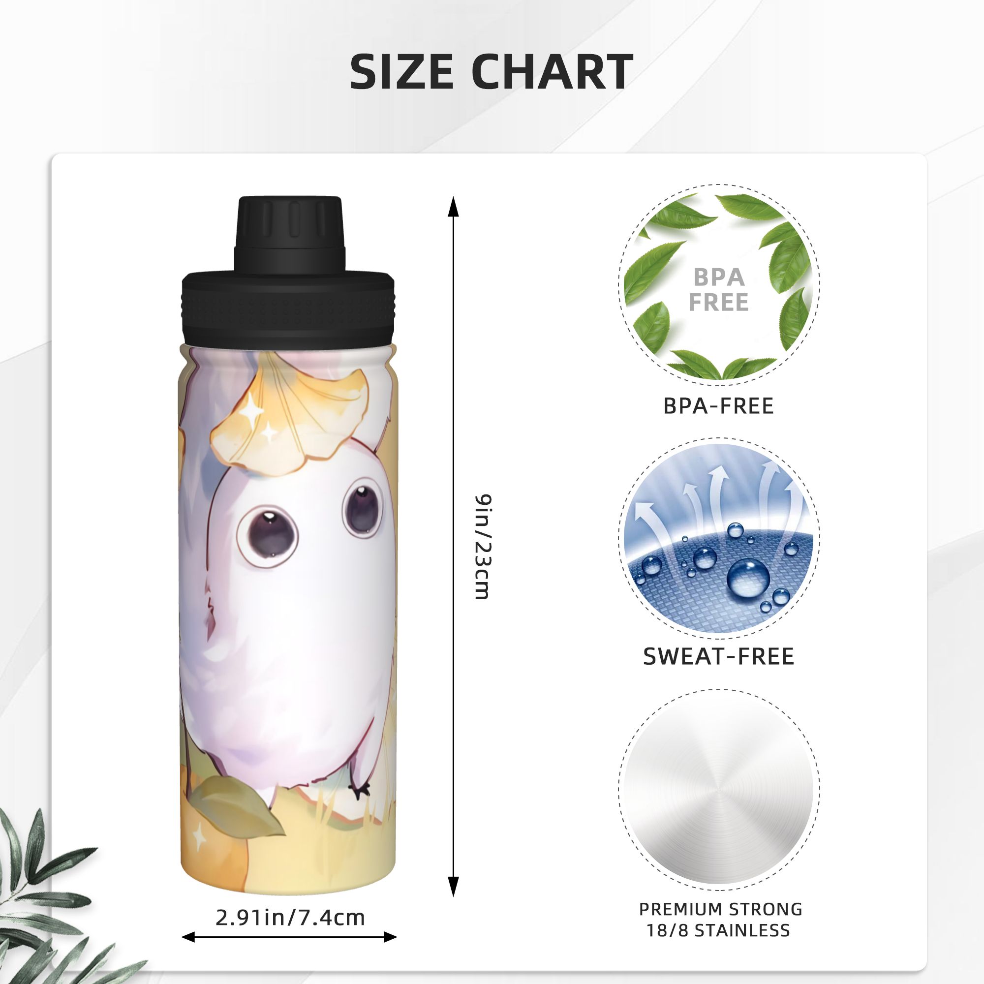 Witch Hat Atelier Anime 18OZ S - Sports Water Bottle Insulated ulasan dan harga