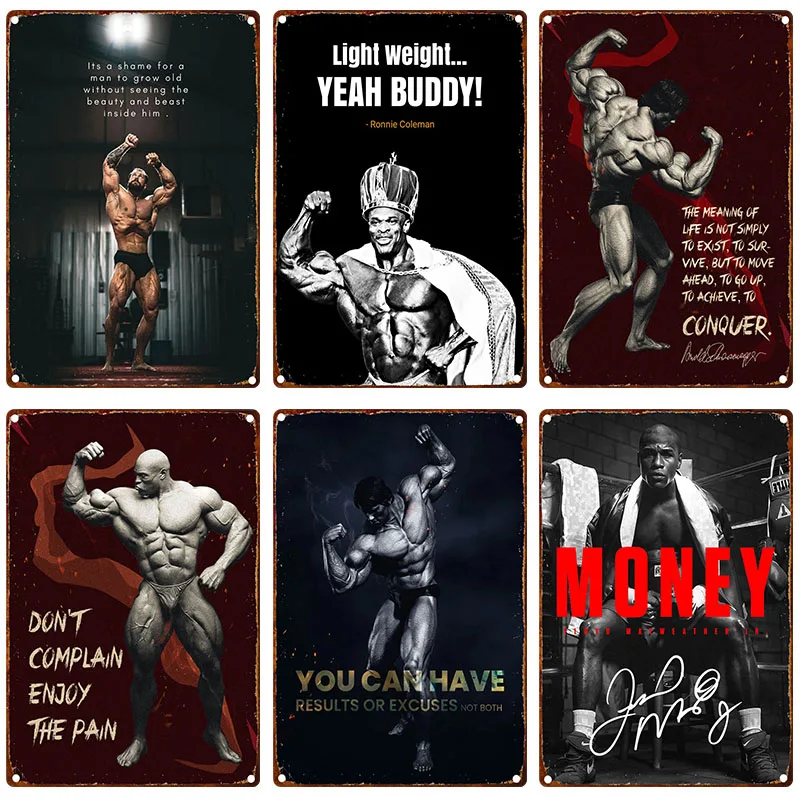 Shabby Chic Chris Bumstead Gym - Sports Equipment Poster ulasan dan harga