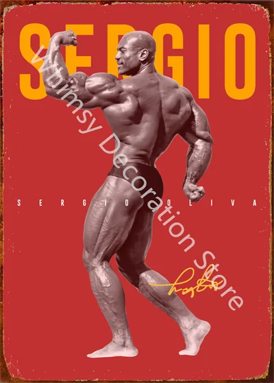 Shabby Chic Chris Bumstead Gym - Sports Equipment Poster ulasan dan harga